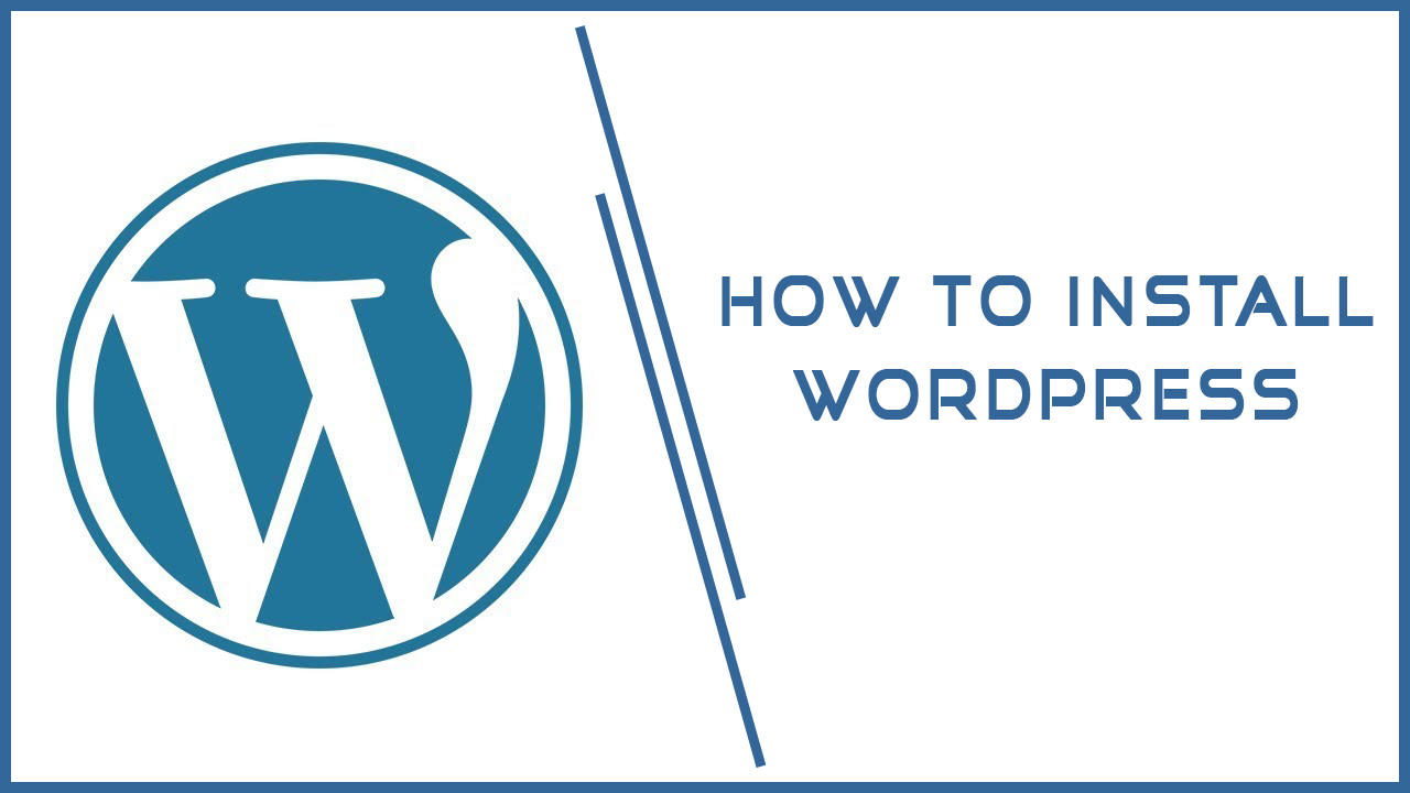 How to install wordpress